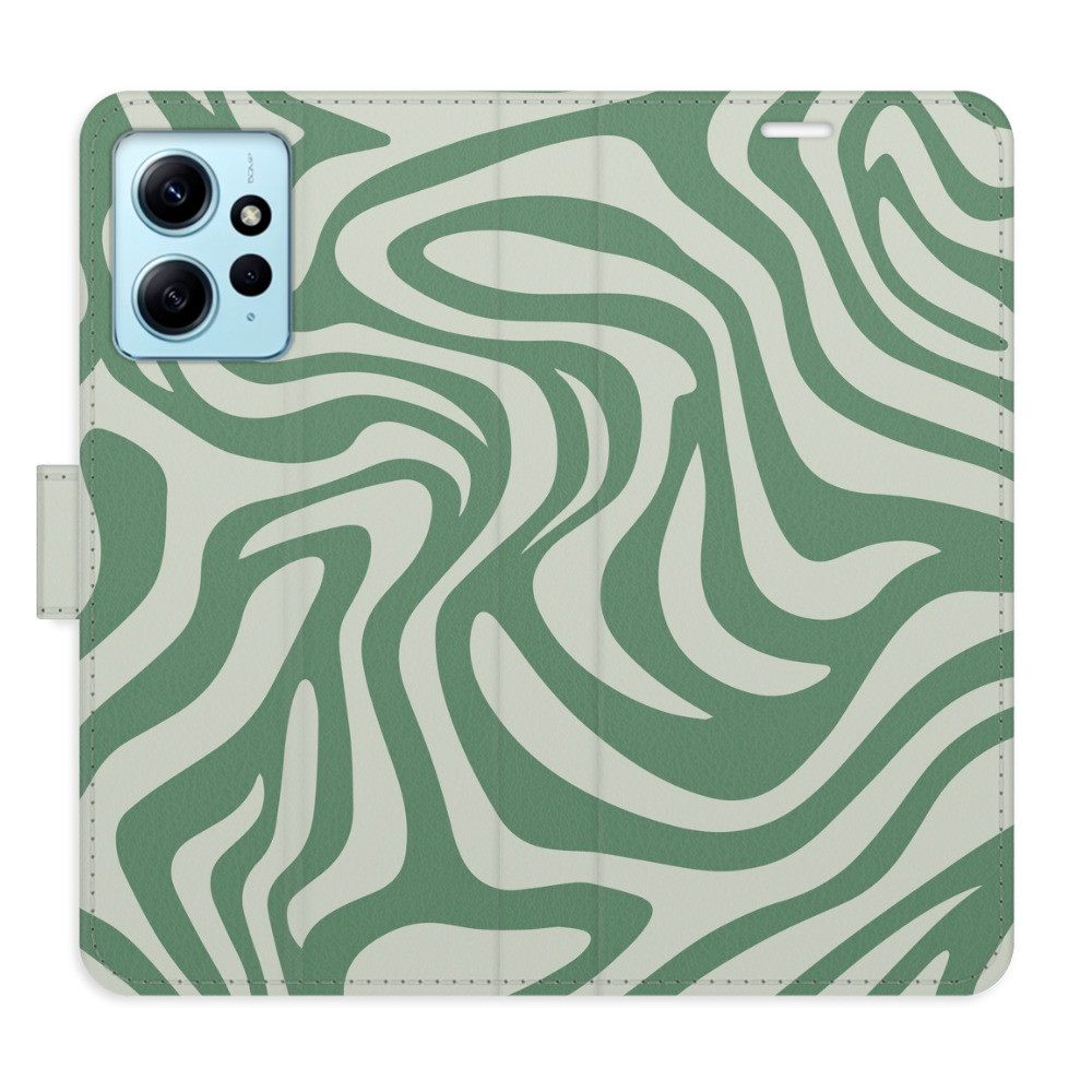 Flipové puzdro iSaprio - Zebra Green 02 - Xiaomi Redmi Note 12 5G