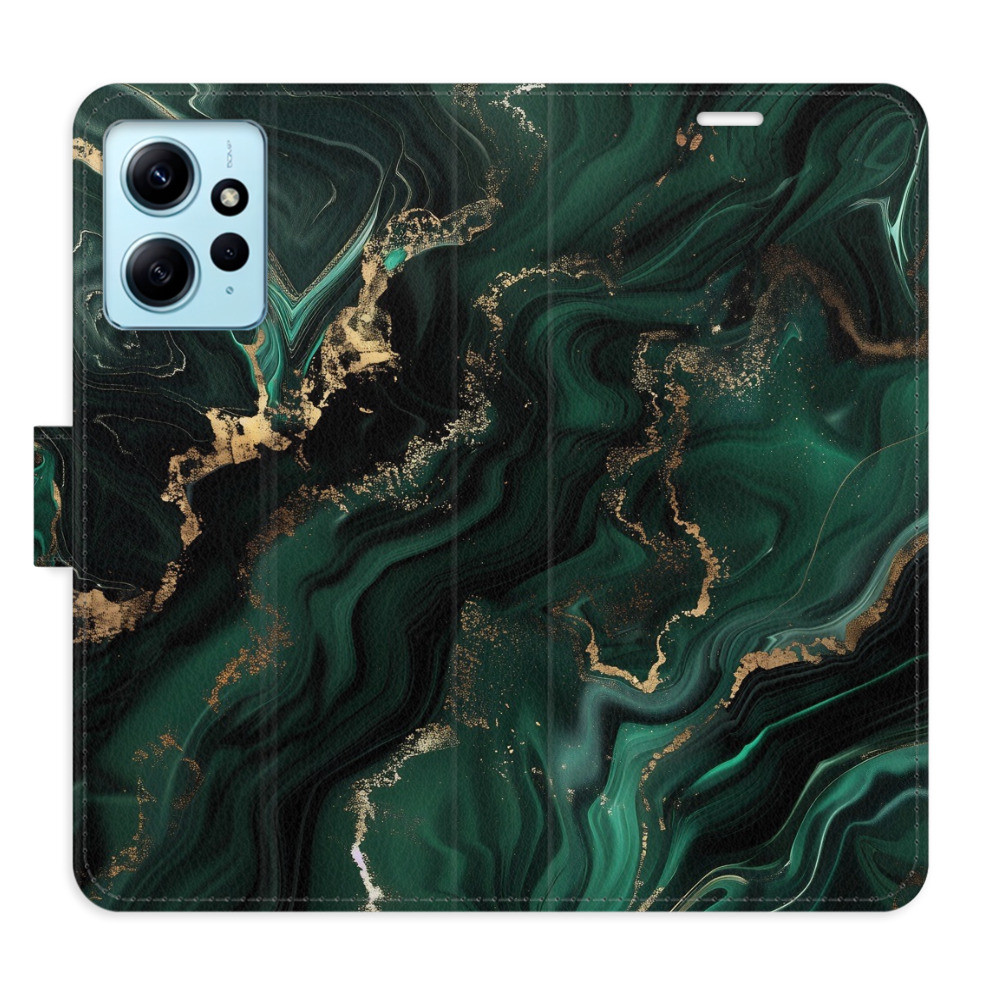 Flipové puzdro iSaprio - Emerald 02 - Xiaomi Redmi Note 12 5G