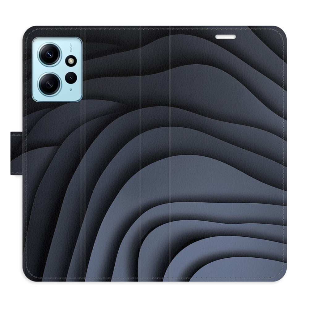 Flipové puzdro iSaprio - Dark Waves - Xiaomi Redmi Note 12 5G