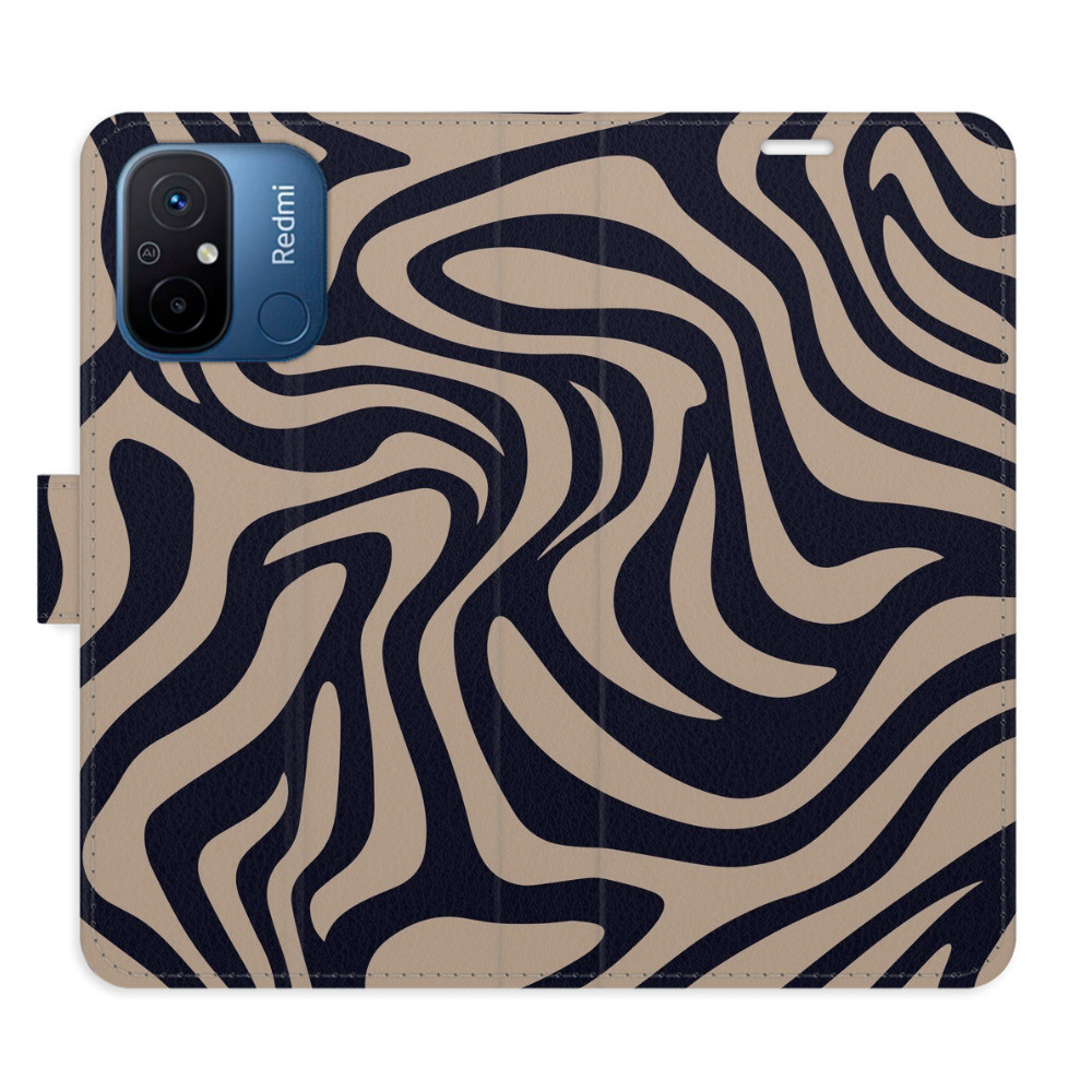 Flipové puzdro iSaprio - Zebra Black 02 - Xiaomi Redmi 12C