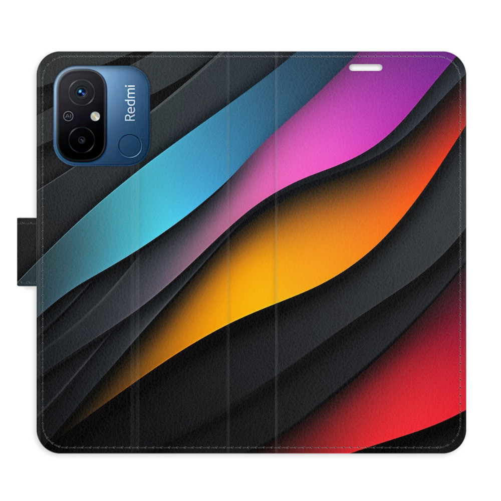 Flipové puzdro iSaprio - Color Waves - Xiaomi Redmi 12C