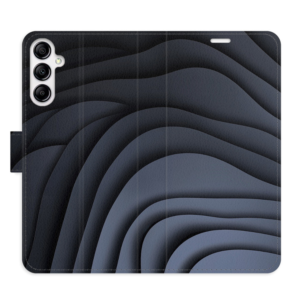 Flipové puzdro iSaprio - Dark Waves - Samsung Galaxy A14 / A14 5G