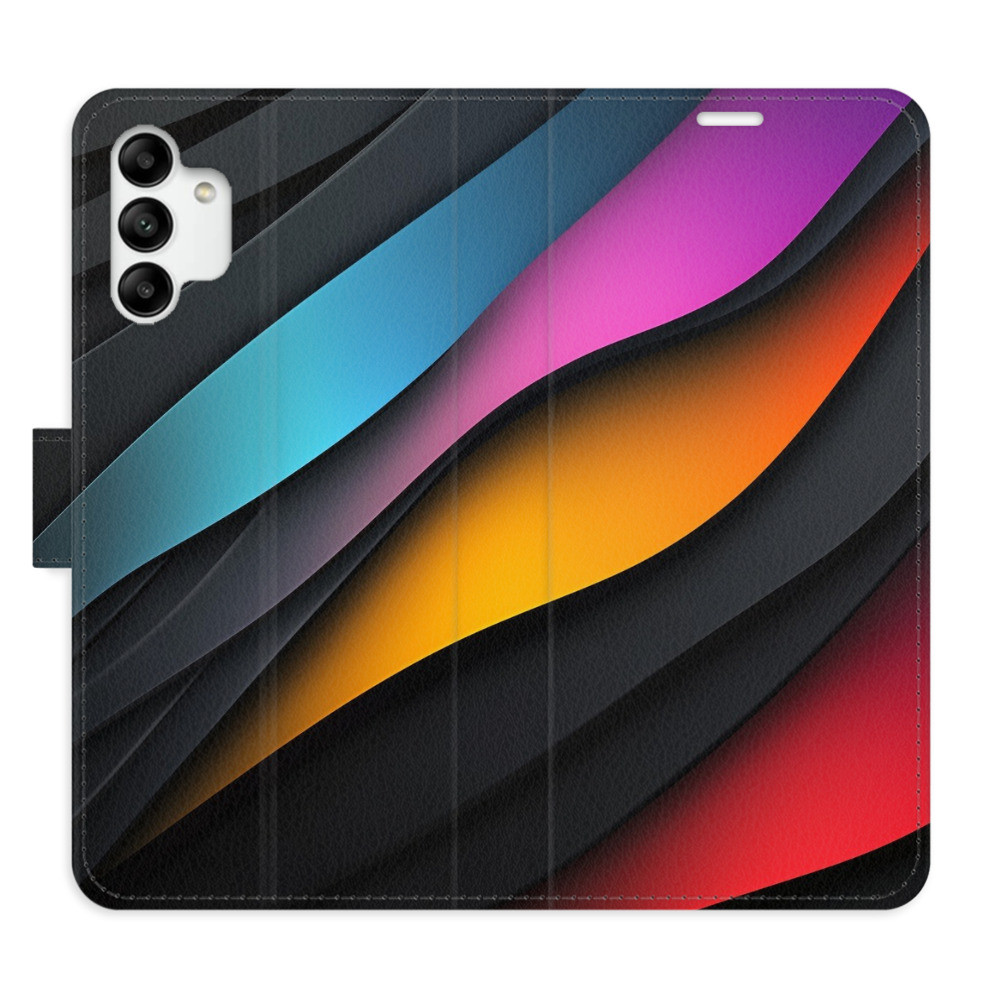 Flipové puzdro iSaprio - Color Waves - Samsung Galaxy A04s