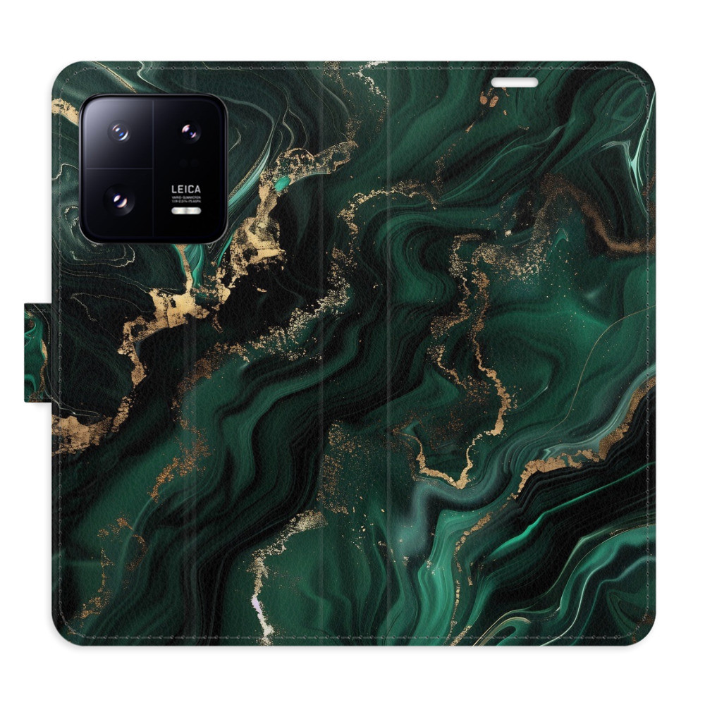 Flipové puzdro iSaprio - Emerald 02 - Xiaomi 13 Pro