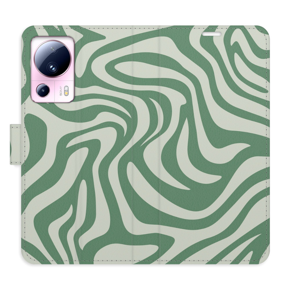 Flipové puzdro iSaprio - Zebra Green 02 - Xiaomi 13 Lite