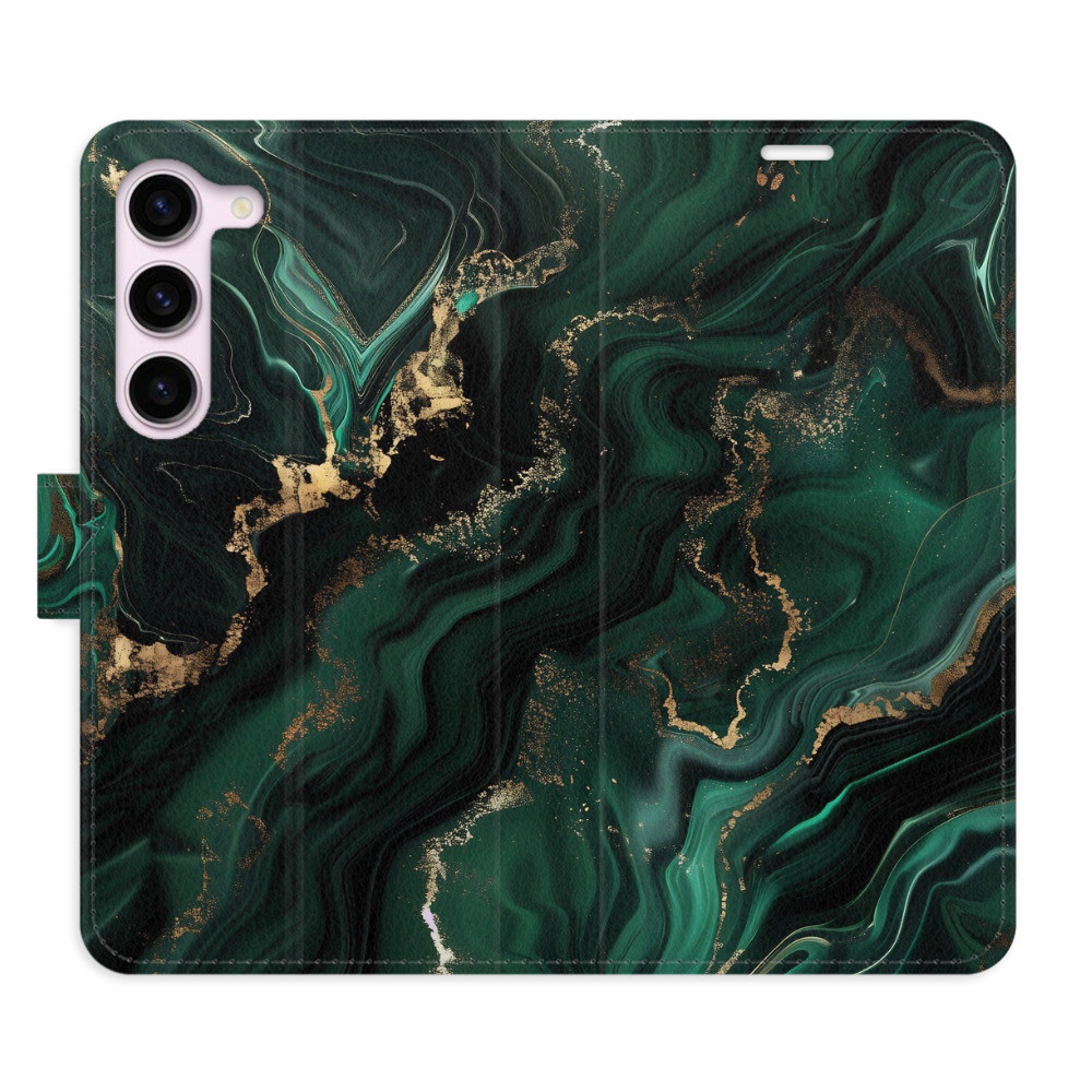Flipové puzdro iSaprio - Emerald 02 - Samsung Galaxy S23 5G
