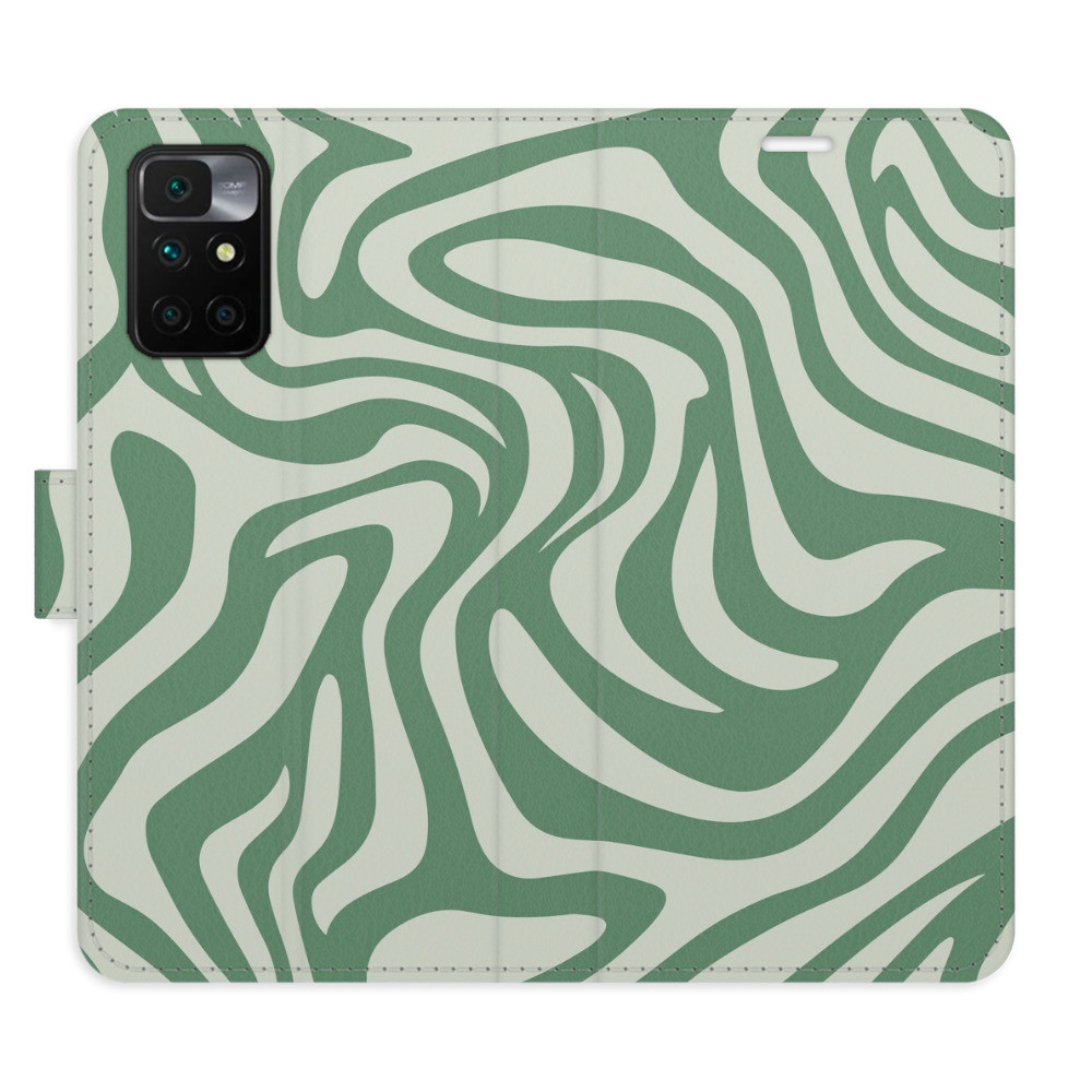 Flipové puzdro iSaprio - Zebra Green 02 - Xiaomi Redmi 10