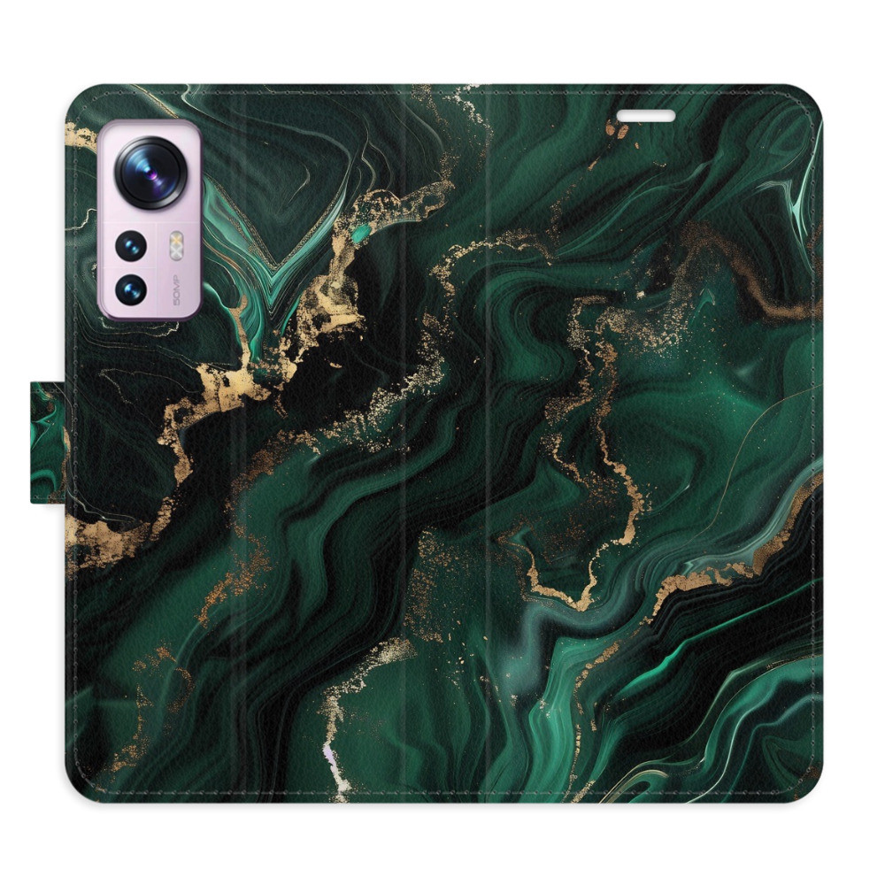 Flipové puzdro iSaprio - Emerald 02 - Xiaomi 12 / 12X