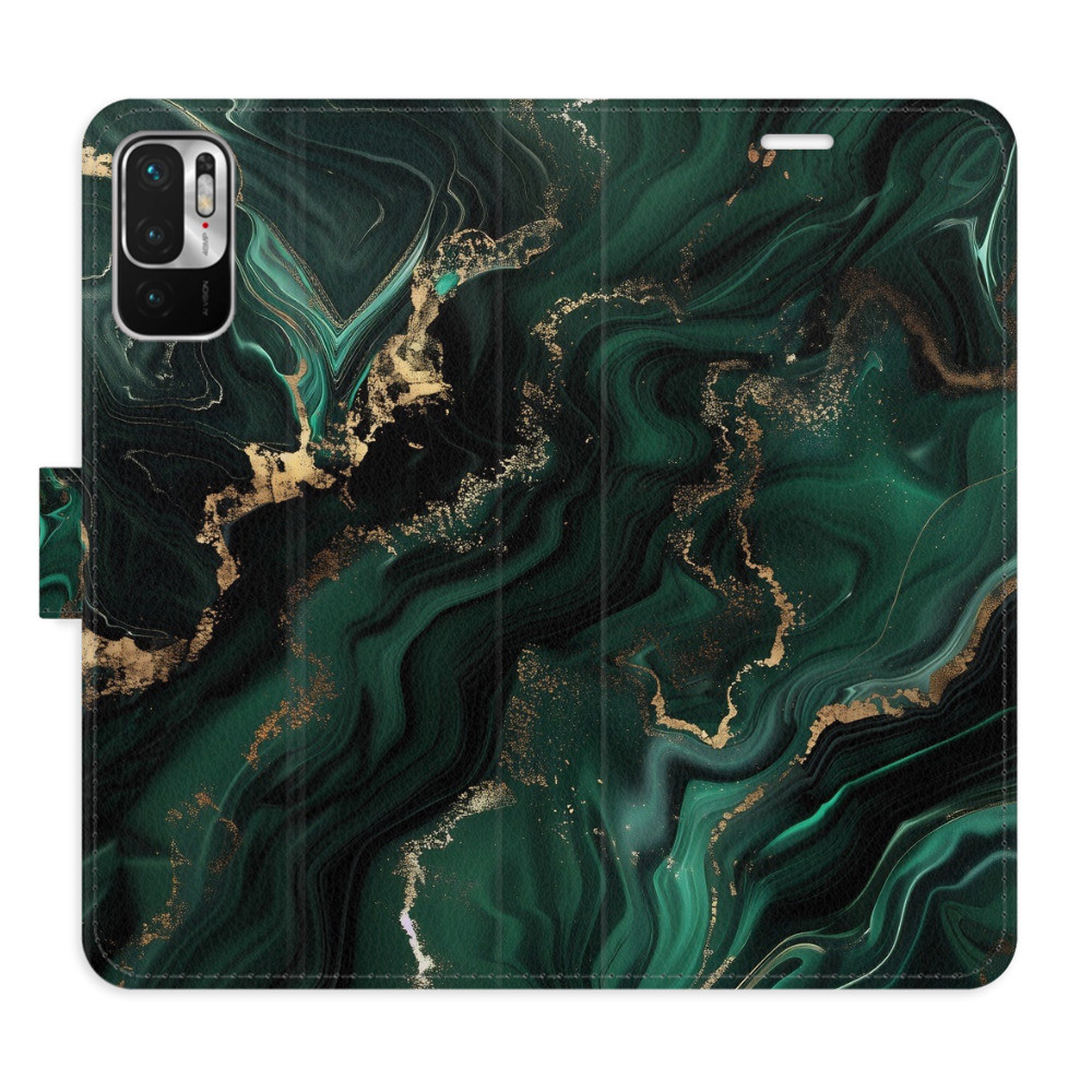 Flipové puzdro iSaprio - Emerald 02 - Xiaomi Redmi Note 10 5G