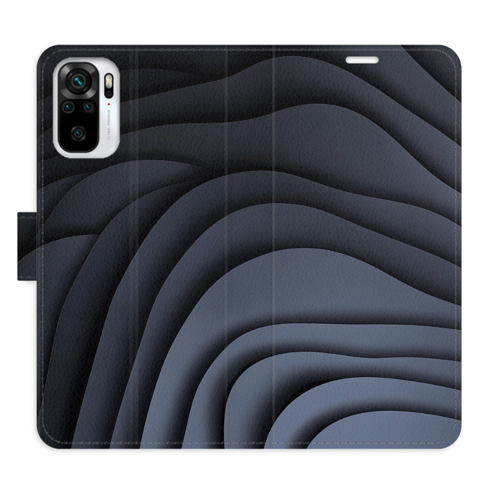 Flipové puzdro iSaprio - Dark Waves - Xiaomi Redmi Note 10 / Note 10S