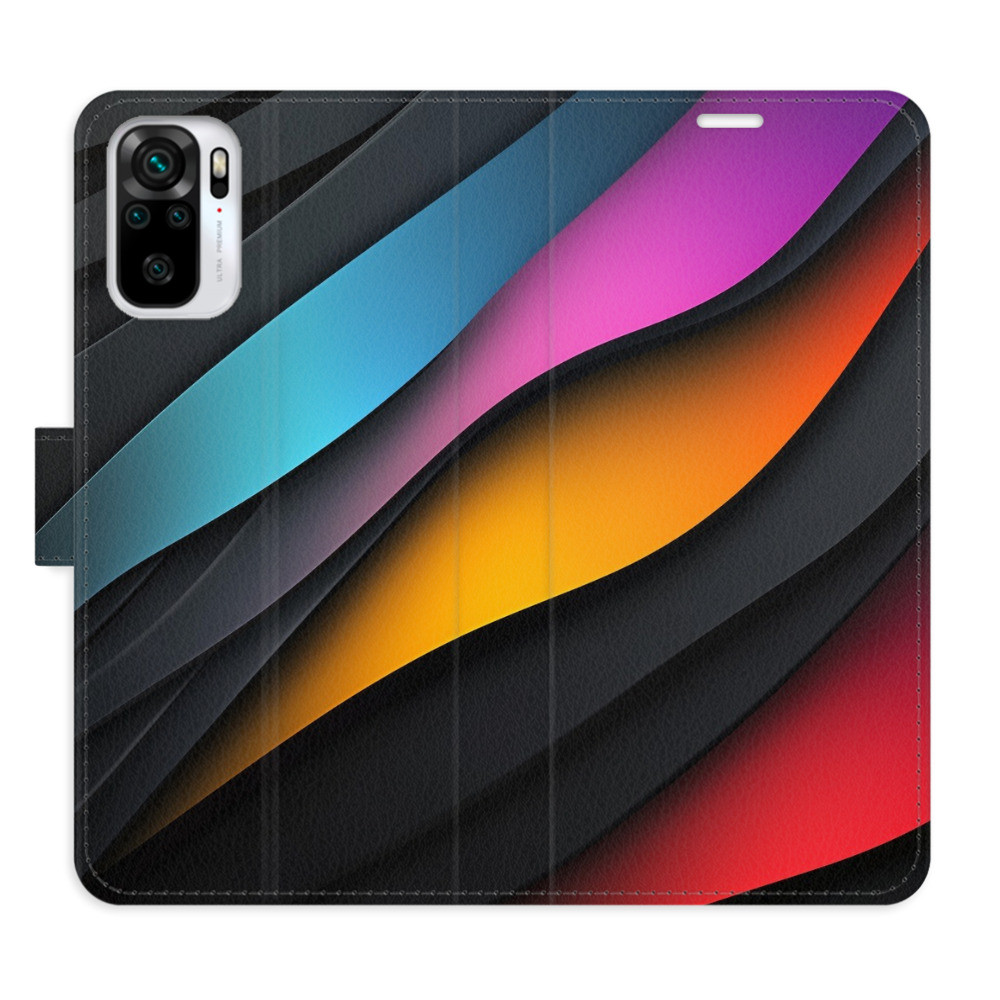 Flipové puzdro iSaprio - Color Waves - Xiaomi Redmi Note 10 / Note 10S