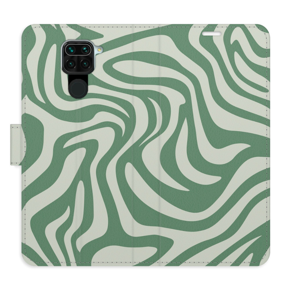 Flipové puzdro iSaprio - Zebra Green 02 - Xiaomi Redmi Note 9