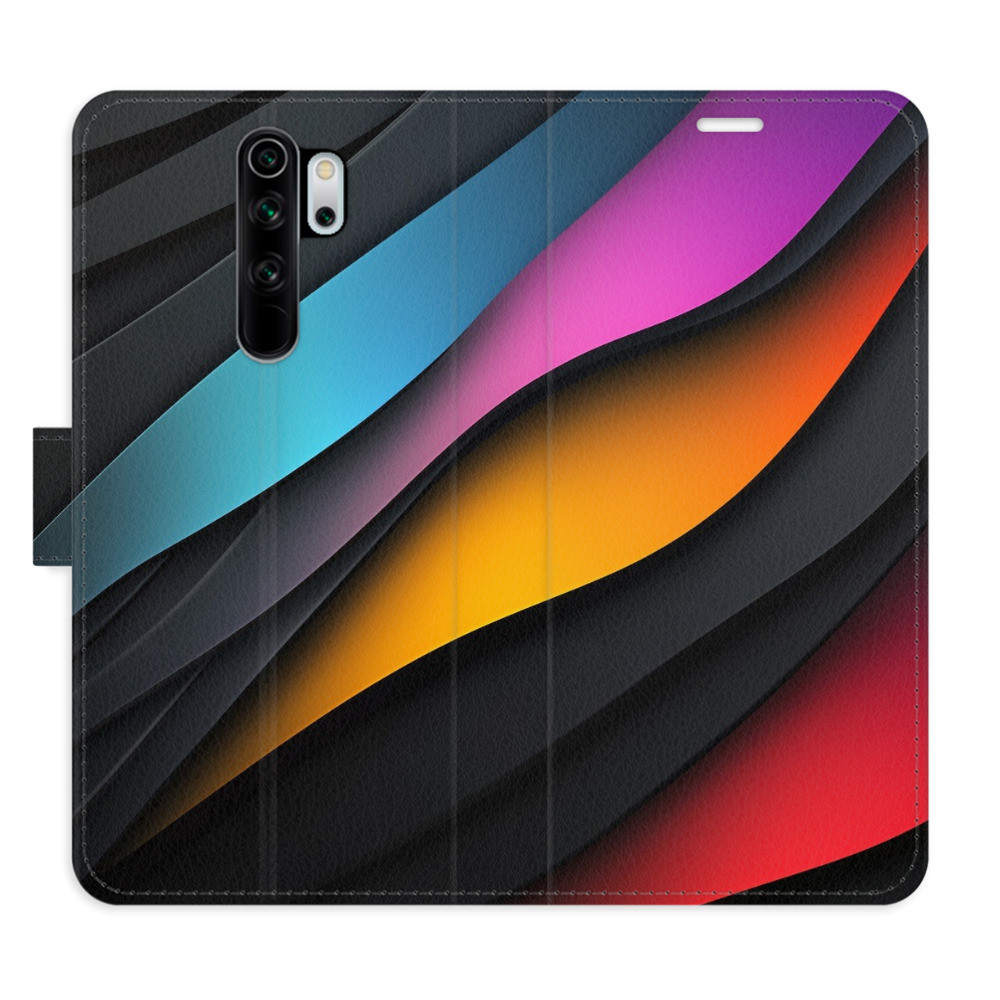 Flipové puzdro iSaprio - Color Waves - Xiaomi Redmi Note 8 Pro