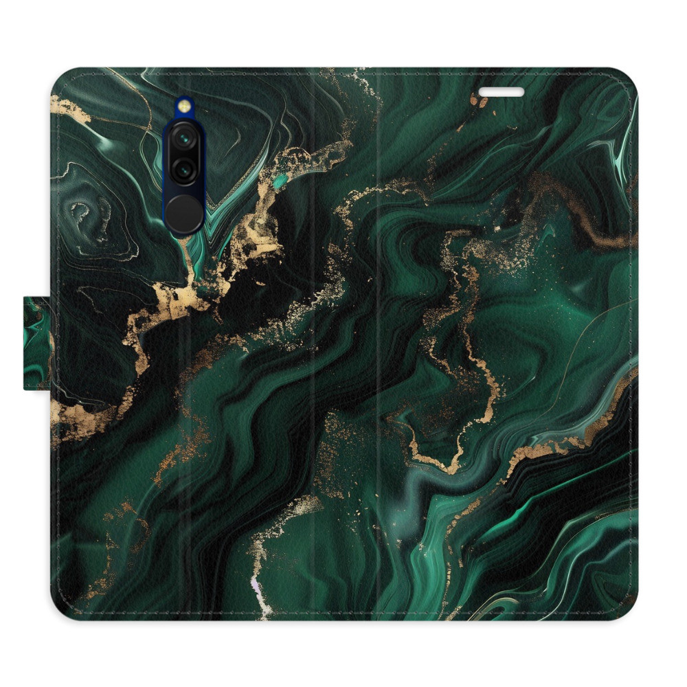 Flipové puzdro iSaprio - Emerald 02 - Xiaomi Redmi 8