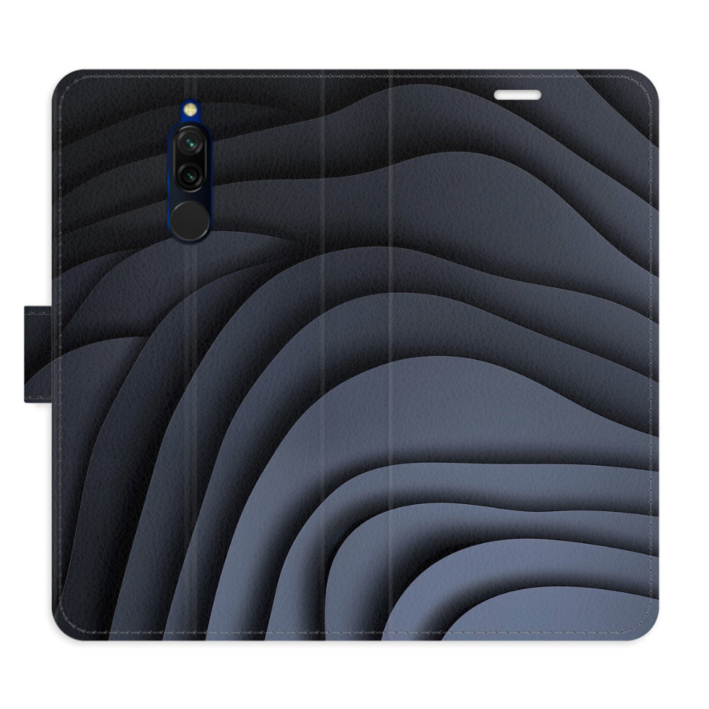 Flipové puzdro iSaprio - Dark Waves - Xiaomi Redmi 8