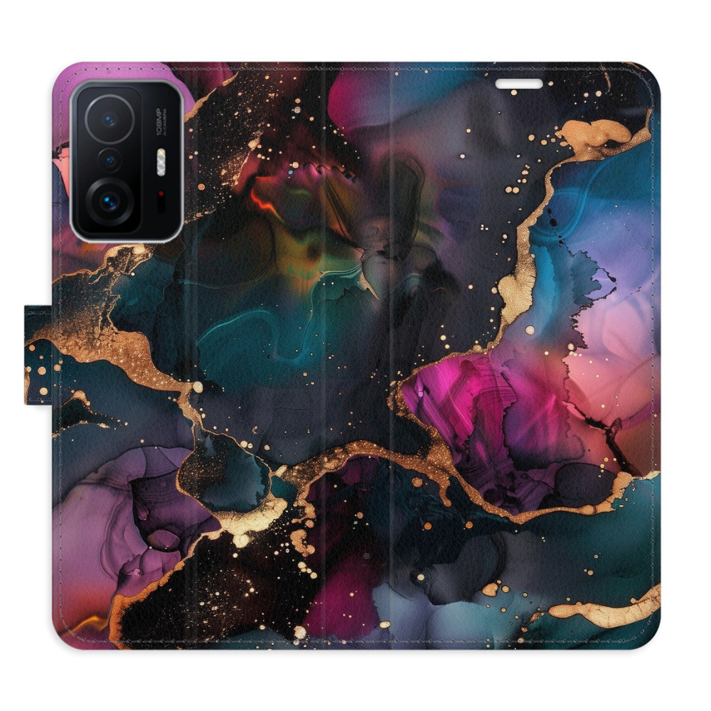 Flipové puzdro iSaprio - Dark Marble - Xiaomi 11T / 11T Pro