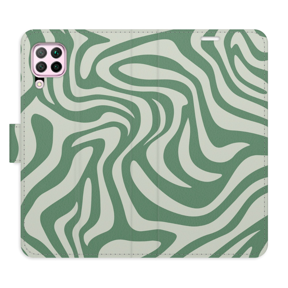 Flipové puzdro iSaprio - Zebra Green 02 - Huawei P40 Lite