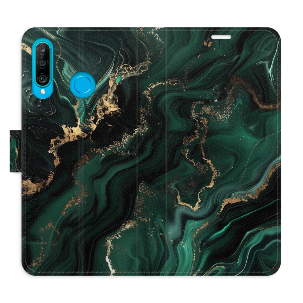 Flipové puzdro iSaprio - Emerald 02 - Huawei P30 Lite