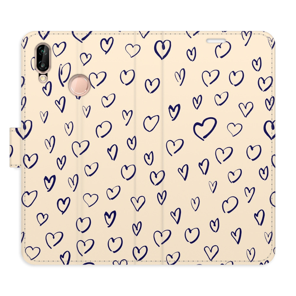 Flipové puzdro iSaprio - Heart Light 02 - Huawei P20 Lite