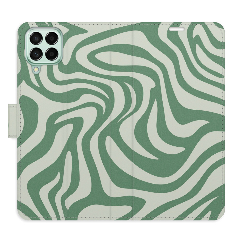 Flipové puzdro iSaprio - Zebra Green 02 - Samsung Galaxy M53 5G
