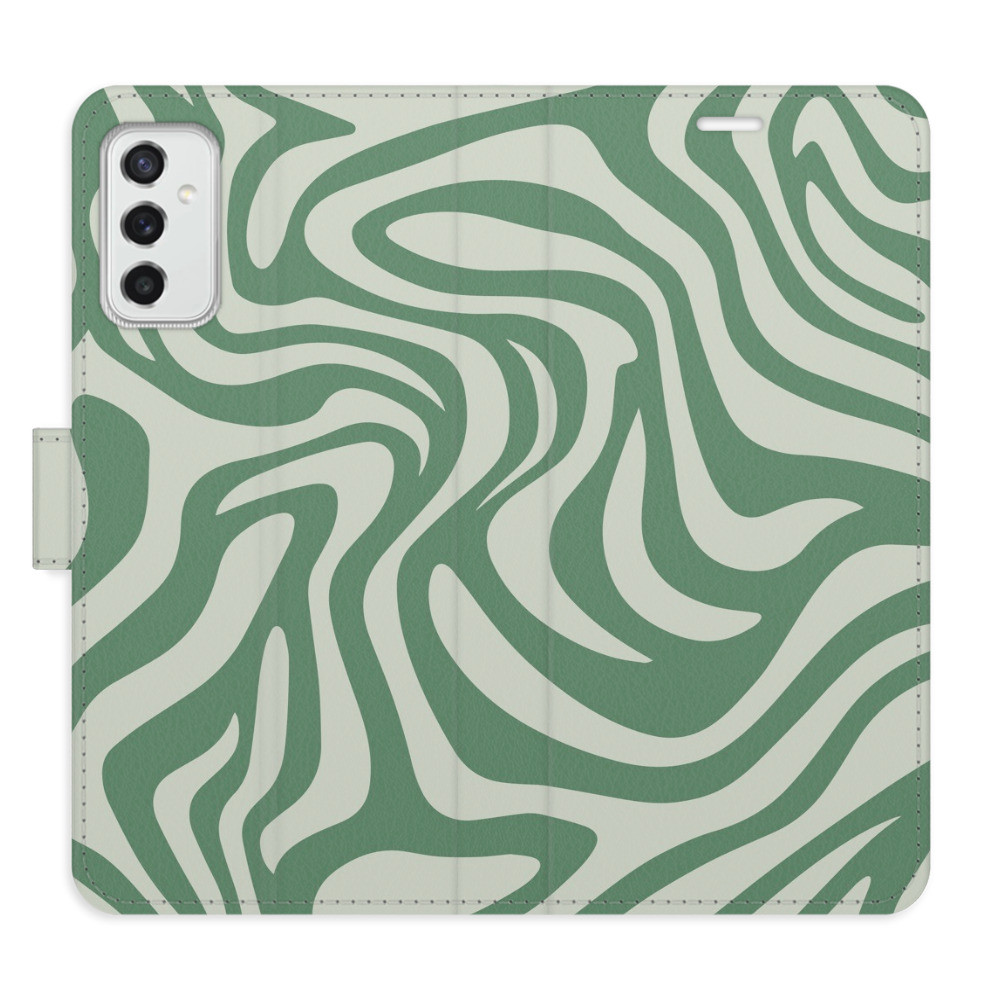 Flipové puzdro iSaprio - Zebra Green 02 - Samsung Galaxy M52 5G
