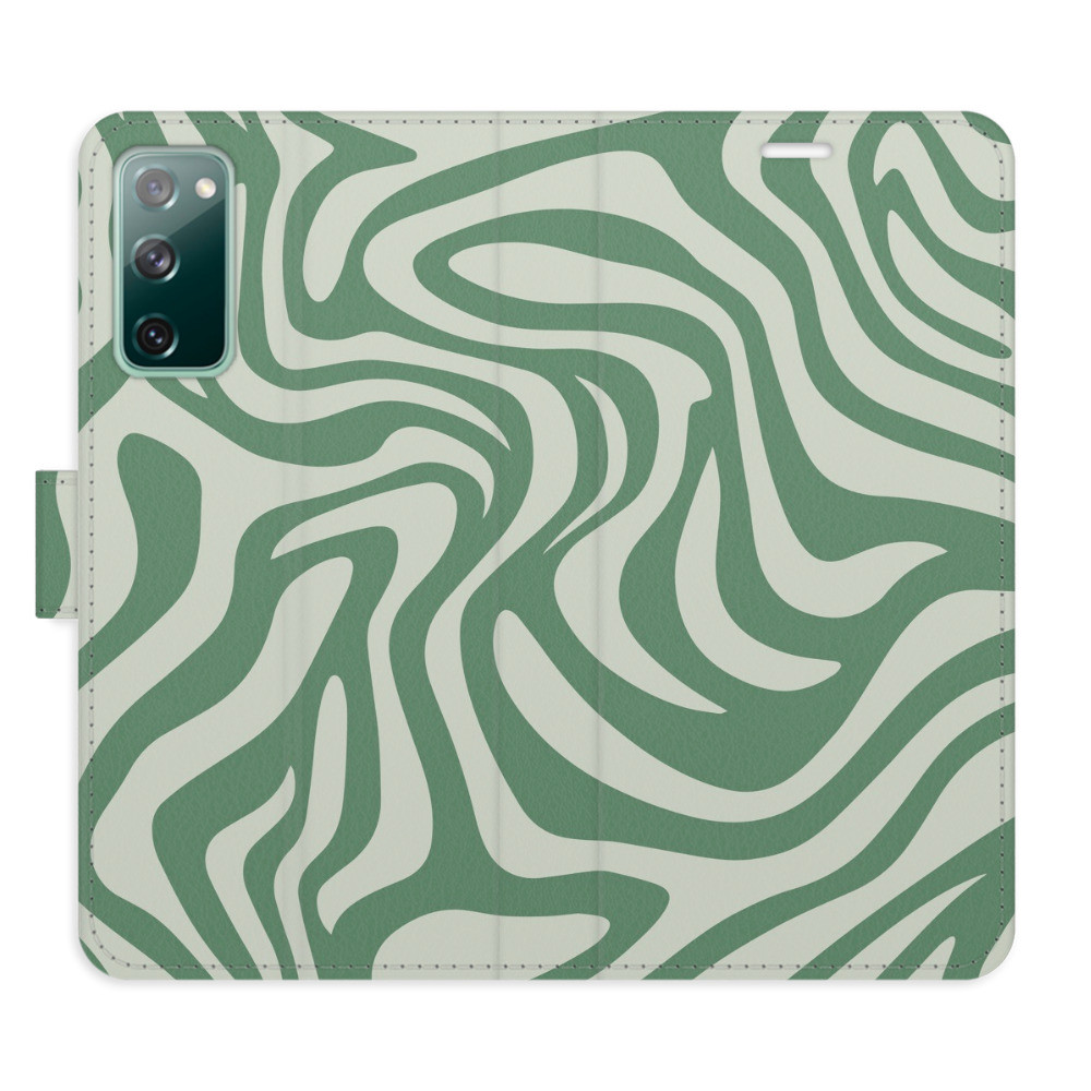 Flipové puzdro iSaprio - Zebra Green 02 - Samsung Galaxy S20 FE