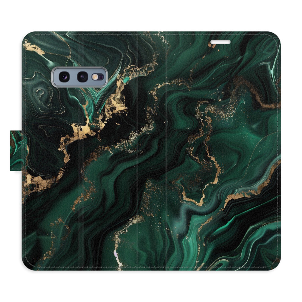 Flipové puzdro iSaprio - Emerald 02 - Samsung Galaxy S10e