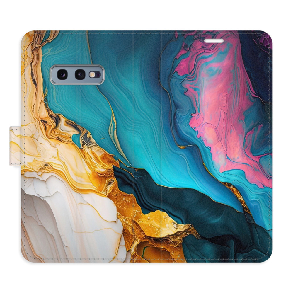 Flipové puzdro iSaprio - Colourful Marble - Samsung Galaxy S10e