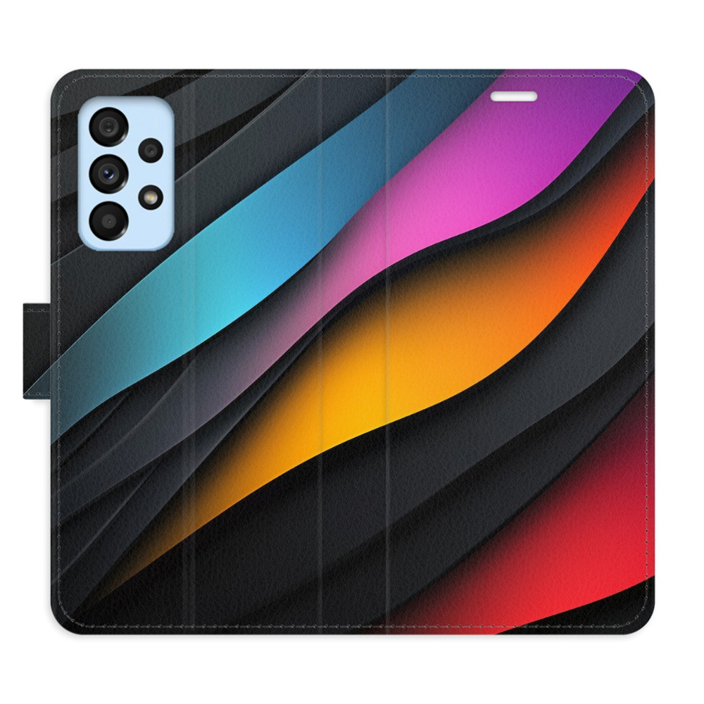 Flipové puzdro iSaprio - Color Waves - Samsung Galaxy A53 5G