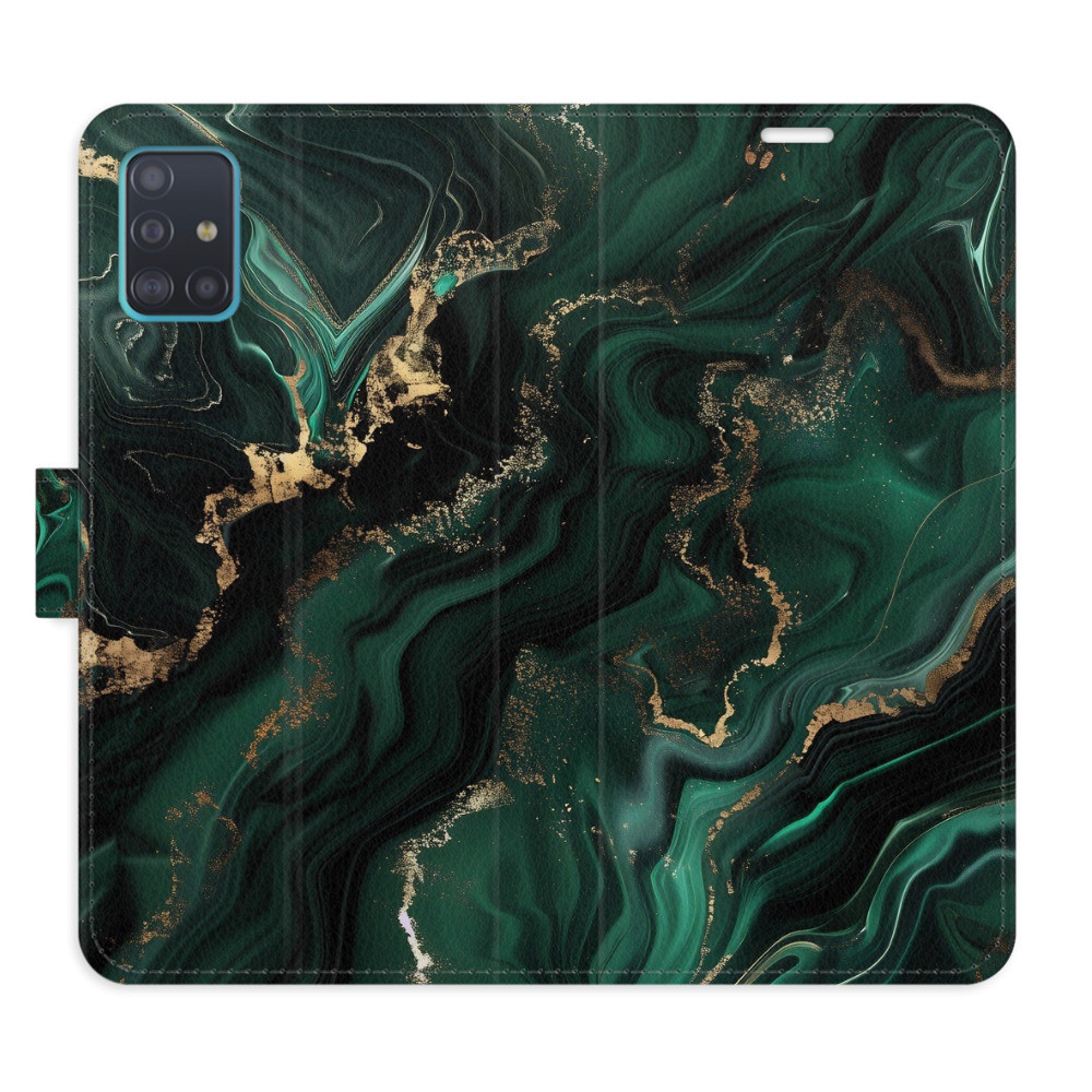 Flipové puzdro iSaprio - Emerald 02 - Samsung Galaxy A51
