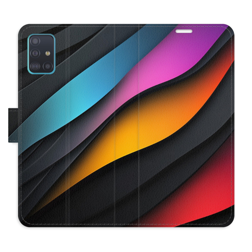 Flipové puzdro iSaprio - Color Waves - Samsung Galaxy A51