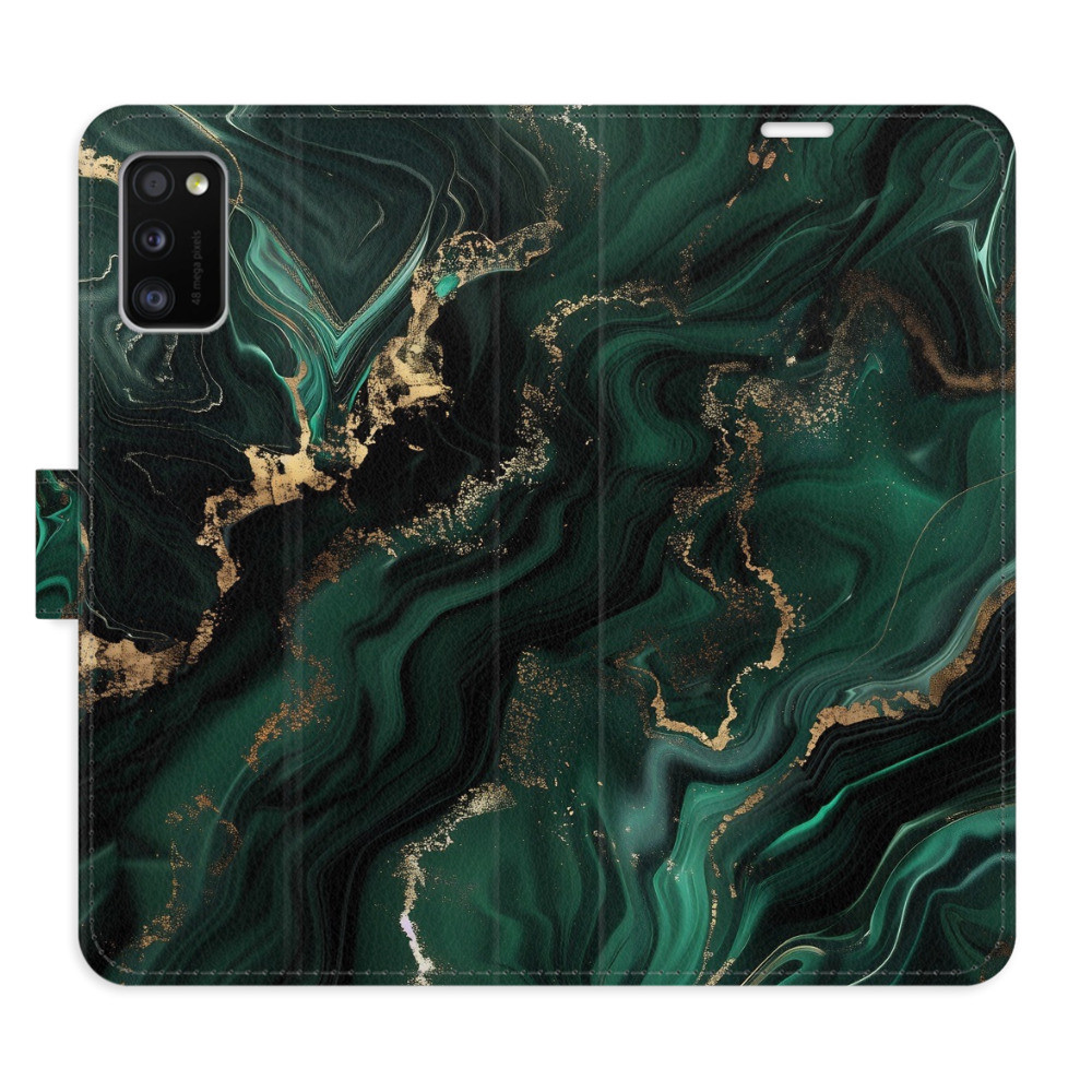 Flipové puzdro iSaprio - Emerald 02 - Samsung Galaxy A41
