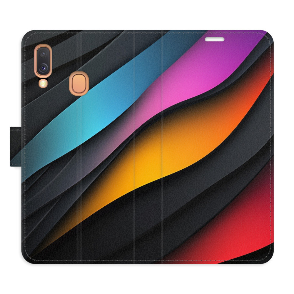 Flipové puzdro iSaprio - Color Waves - Samsung Galaxy A40