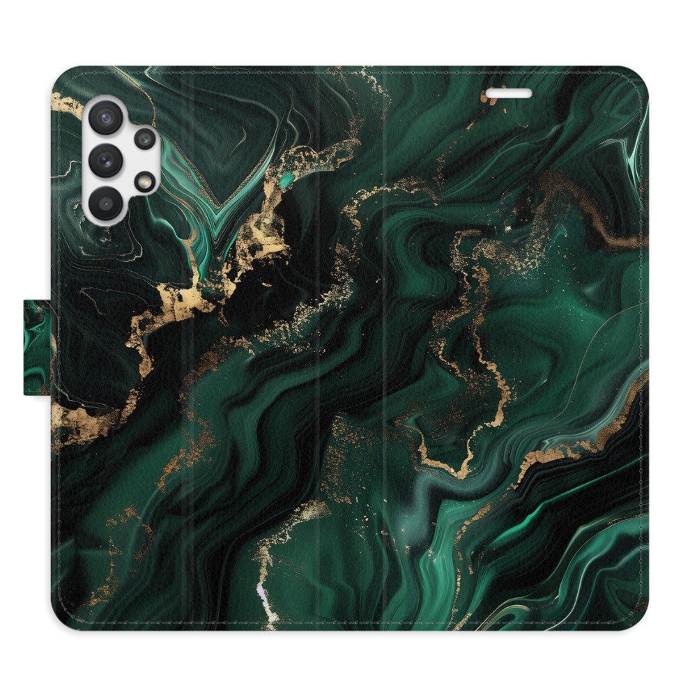 Flipové puzdro iSaprio - Emerald 02 - Samsung Galaxy A32