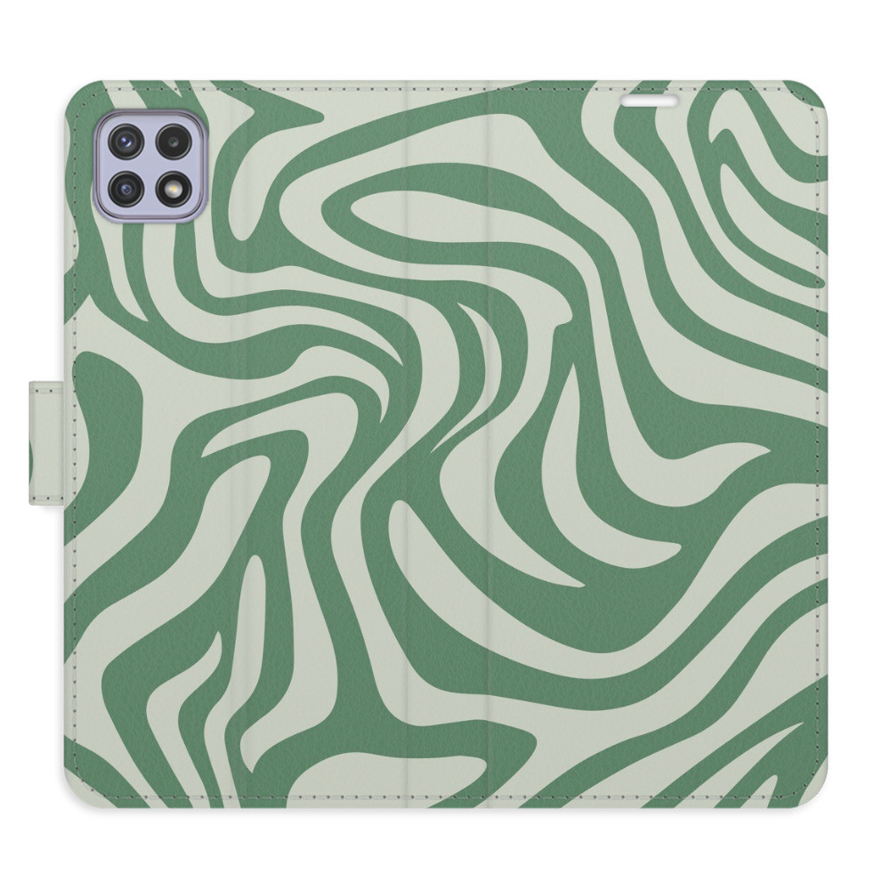 Flipové puzdro iSaprio - Zebra Green 02 - Samsung Galaxy A22 5G