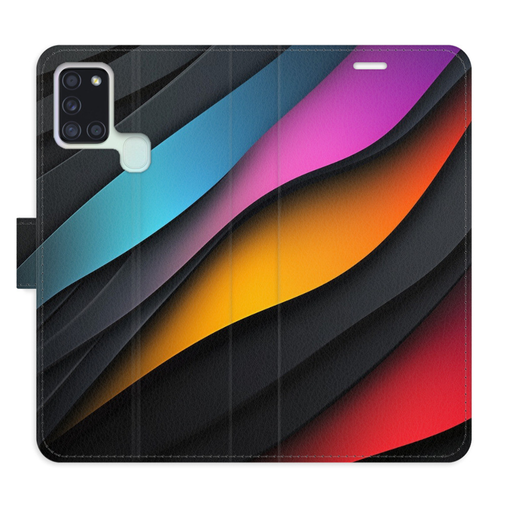 Flipové puzdro iSaprio - Color Waves - Samsung Galaxy A21s