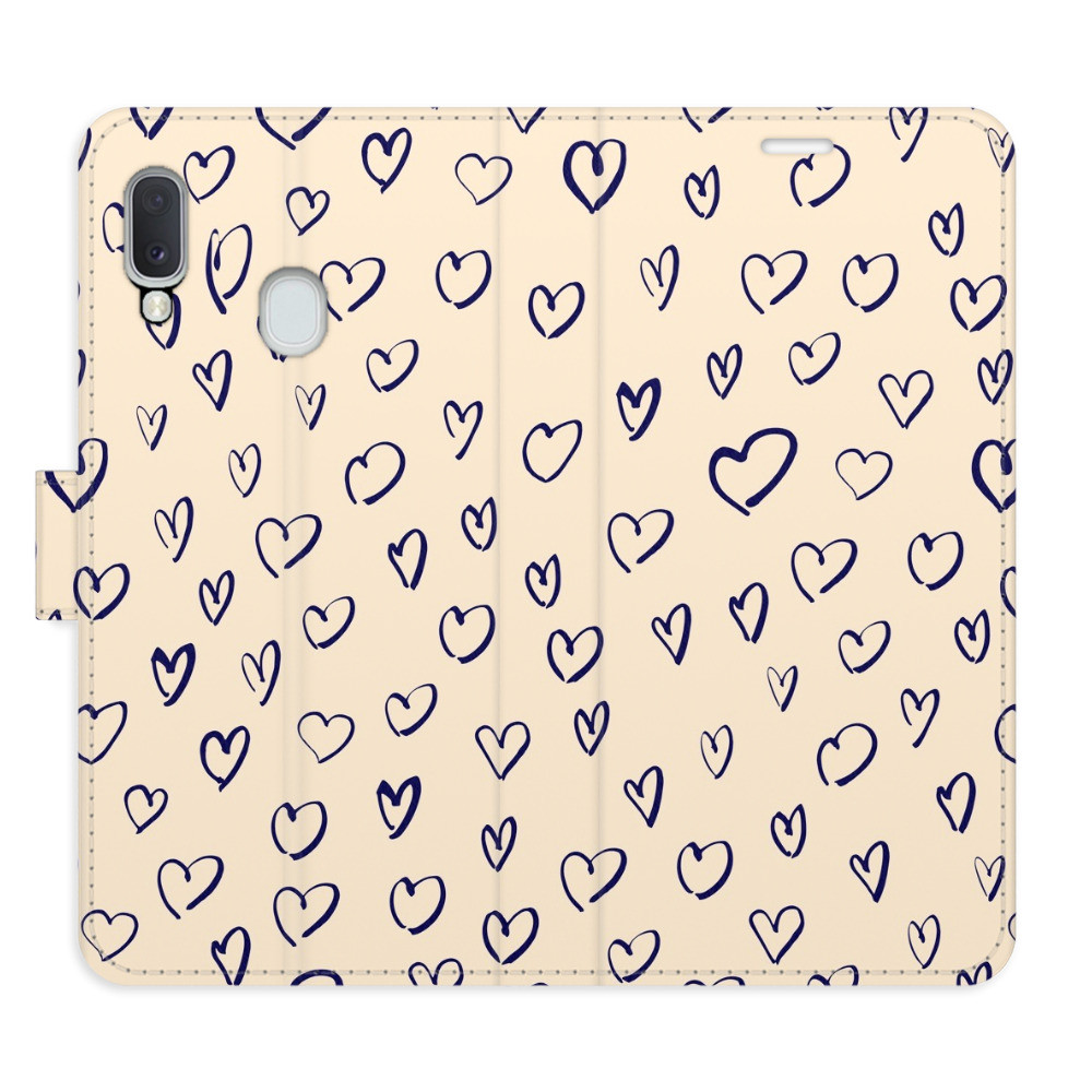 Flipové puzdro iSaprio - Heart Light 02 - Samsung Galaxy A20e