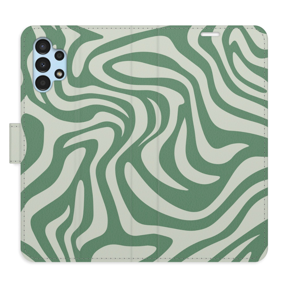 Flipové puzdro iSaprio - Zebra Green 02 - Samsung Galaxy A13 / A13 5G