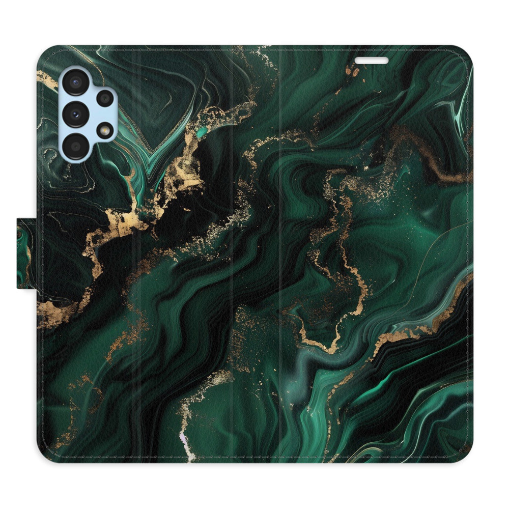 Flipové puzdro iSaprio - Emerald 02 - Samsung Galaxy A13 / A13 5G