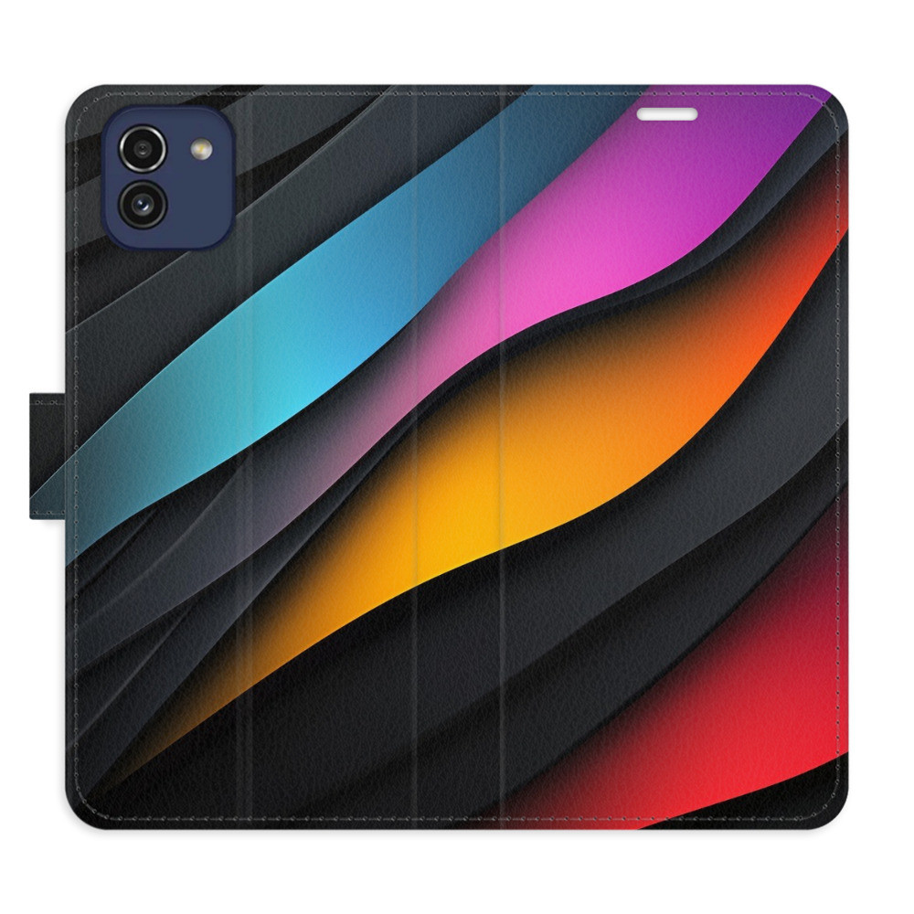 Flipové puzdro iSaprio - Color Waves - Samsung Galaxy A03
