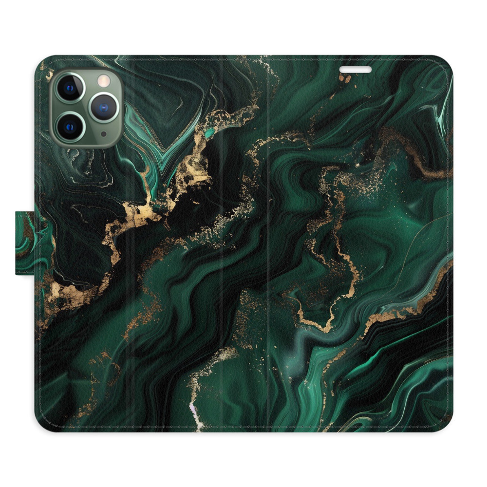 Flipové puzdro iSaprio - Emerald 02 - iPhone 11 Pro