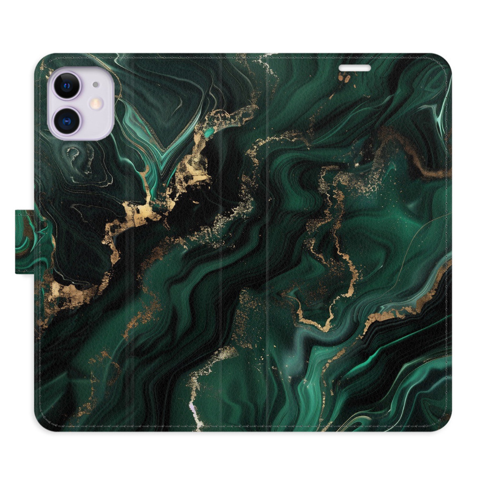 Flipové puzdro iSaprio - Emerald 02 - iPhone 11