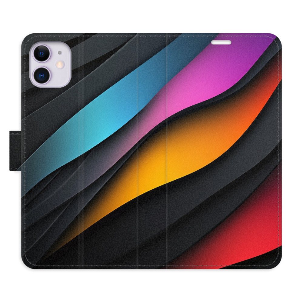 Flipové puzdro iSaprio - Color Waves - iPhone 11