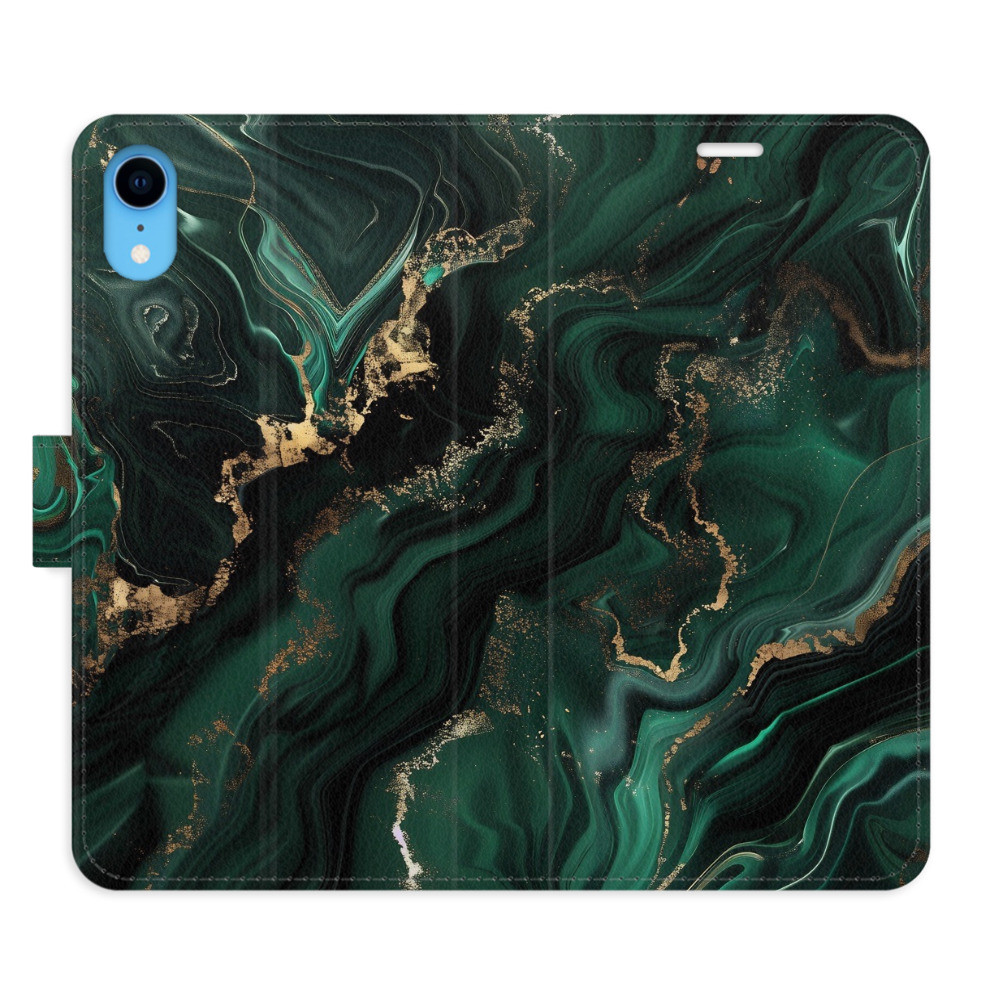 Flipové puzdro iSaprio - Emerald 02 - iPhone XR