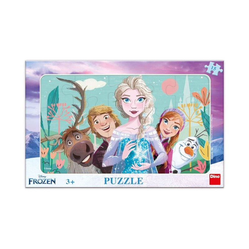 Puzzle Ľadové kráľovstvo: Rodina 15 Dino