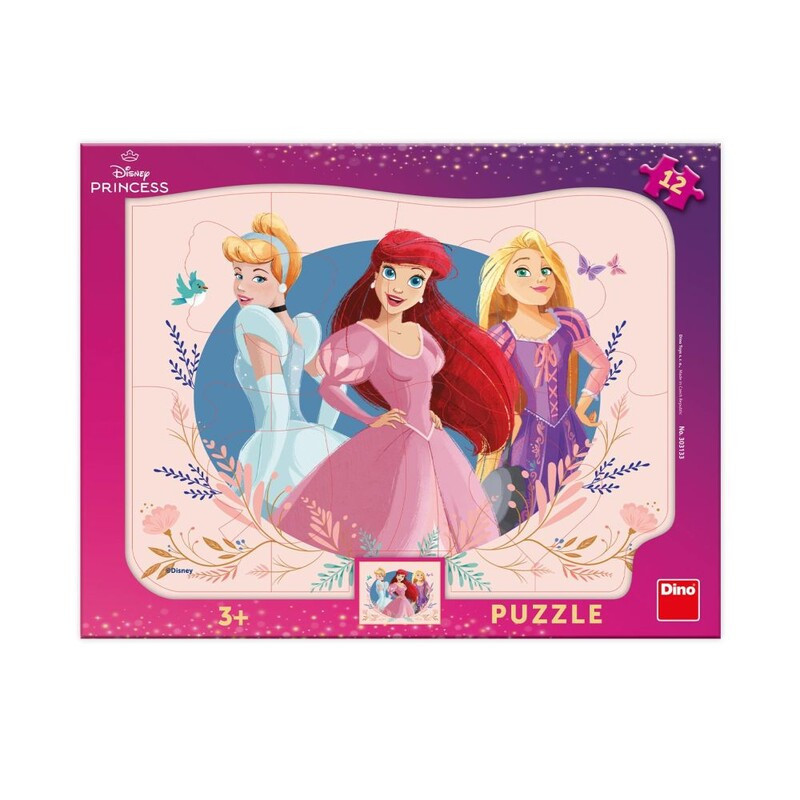 Dino Puzzle Princezné 12 Dino