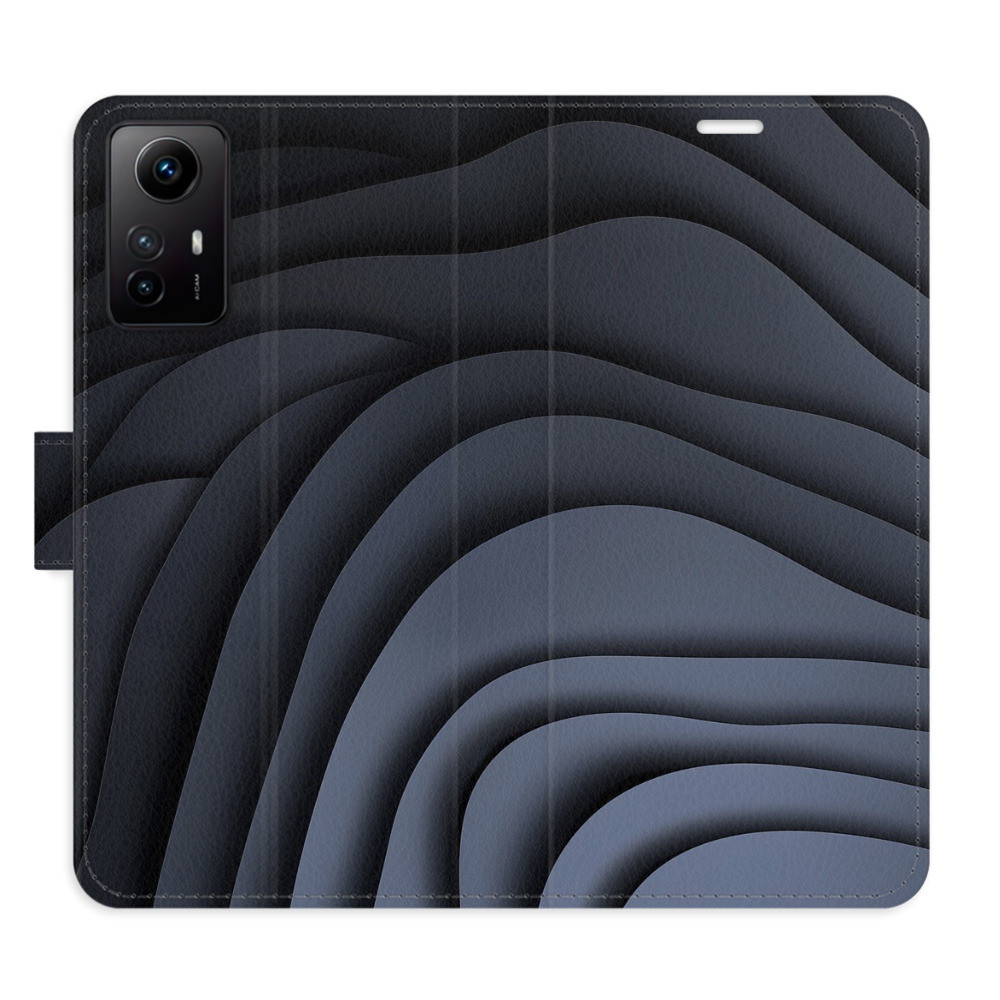 Flipové puzdro iSaprio - Dark Waves - Xiaomi Redmi Note 12S