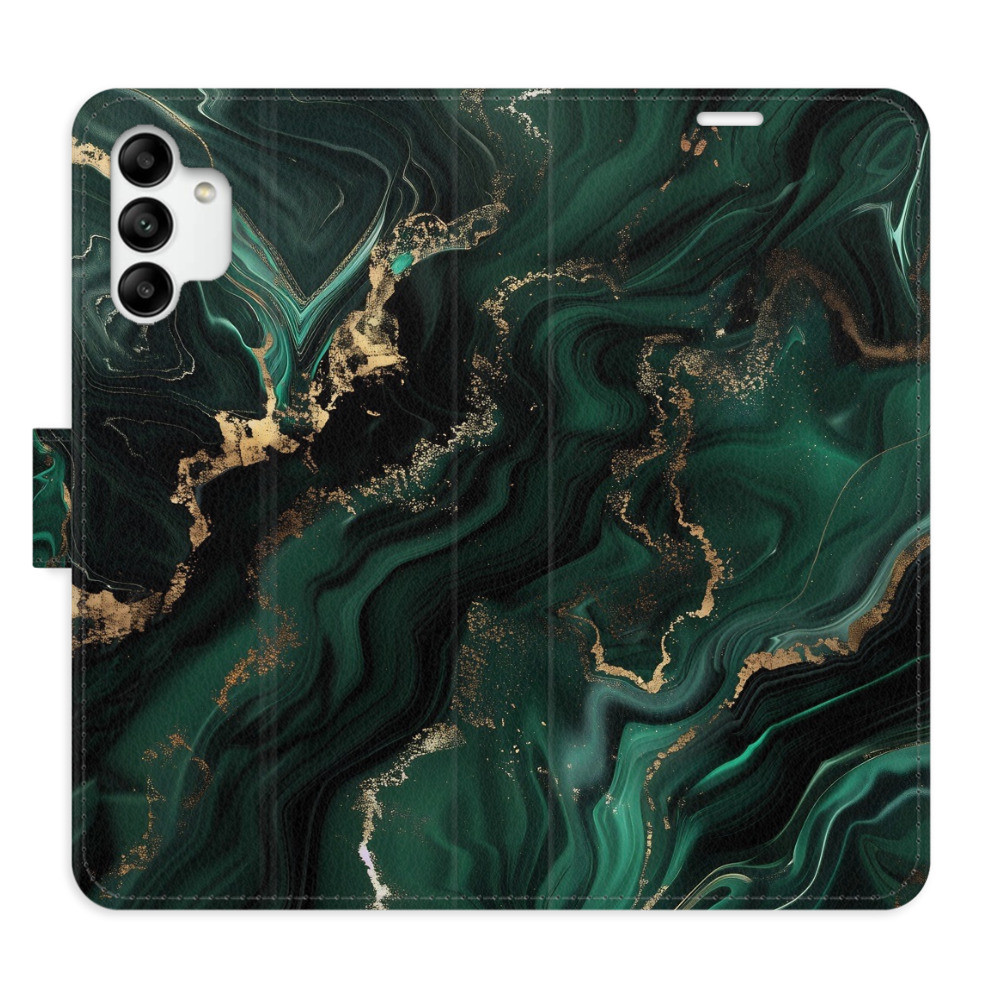 Flipové puzdro iSaprio - Emerald 02 - Samsung Galaxy A04s