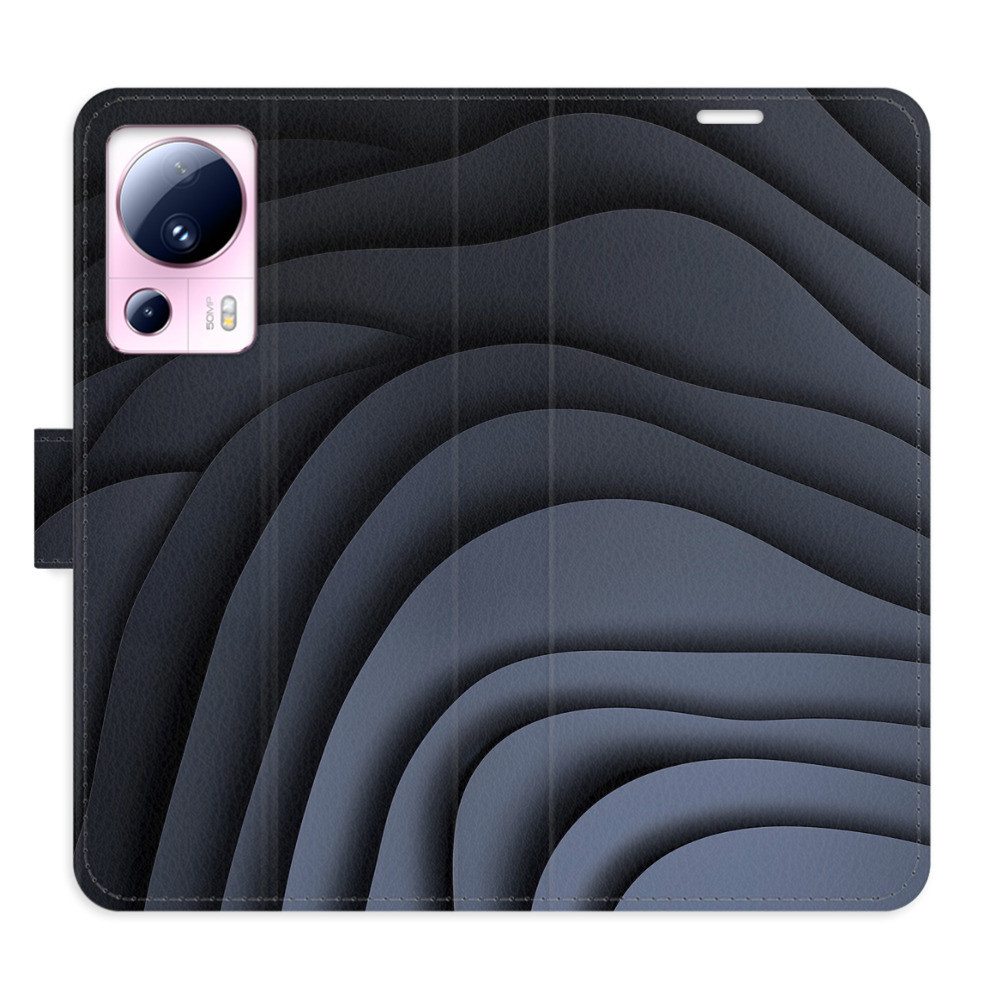 Flipové puzdro iSaprio - Dark Waves - Xiaomi 13 Lite