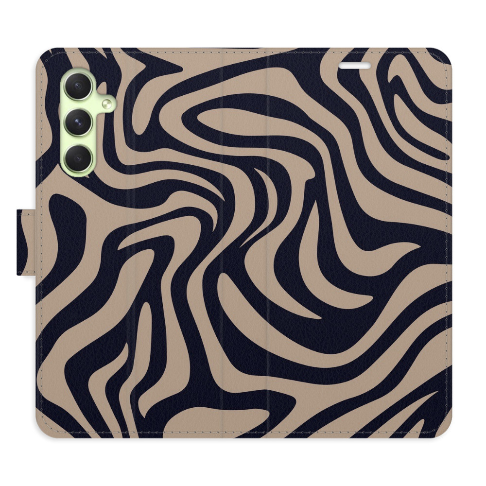 Flipové puzdro iSaprio - Zebra Black 02 - Samsung Galaxy A54 5G